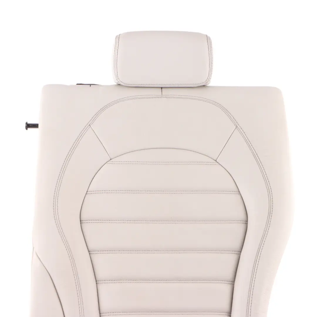 Backrest Left N/S Back Cover Trim Panel Beige Leather to Mercedes W205 Rear Seat with Part number A2059203560 Mercedes W205 Rear Seat Backrest Left N/S Back Cover Trim Panel Beige Leather - SKU A2059203560-2 - Part number A2059203560