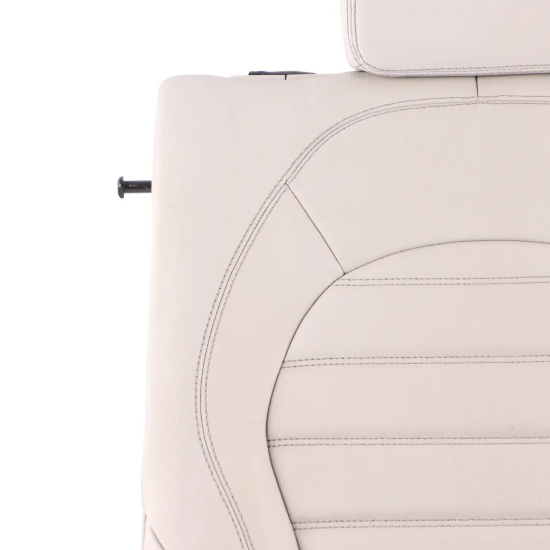 Backrest Left N/S Back Cover Trim Panel Beige Leather to Mercedes W205 Rear Seat with Part number A2059203560 Mercedes W205 Rear Seat Backrest Left N/S Back Cover Trim Panel Beige Leather - SKU A2059203560-2 - Part number A2059203560
