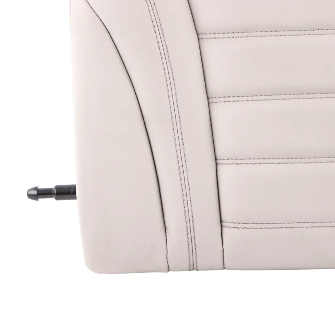 Backrest Left N/S Back Cover Trim Panel Beige Leather to Mercedes W205 Rear Seat with Part number A2059203560 Mercedes W205 Rear Seat Backrest Left N/S Back Cover Trim Panel Beige Leather - SKU A2059203560-2 - Part number A2059203560
