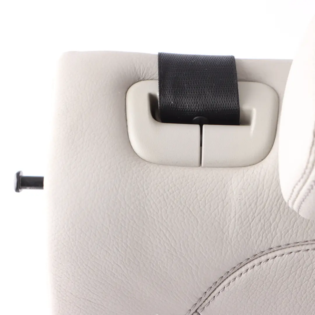 Backrest Left N/S Back Cover Trim Panel Beige Leather to Mercedes W205 Rear Seat with Part number A2059203560 Mercedes W205 Rear Seat Backrest Left N/S Back Cover Trim Panel Beige Leather - SKU A2059203560-2 - Part number A2059203560