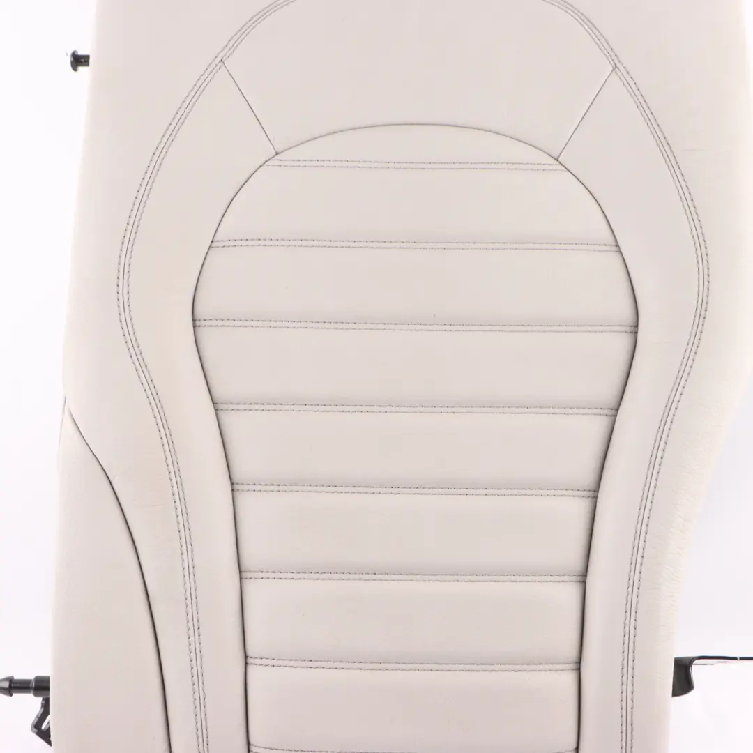 Backrest Left N/S Back Cover Trim Panel Beige Leather to Mercedes W205 Rear Seat with Part number A2059203560 Mercedes W205 Rear Seat Backrest Left N/S Back Cover Trim Panel Beige Leather - SKU A2059203560-2 - Part number A2059203560