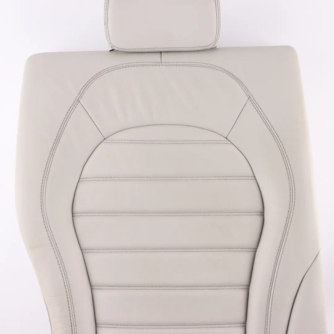 Backrest Right O/S Back Cover Trim Panel Beige Leather to Mercedes W205 Rear Seat with Part number A2059203660 Mercedes W205 Rear Seat Backrest Right O/S Back Cover Trim Panel Beige Leather - SKU A2059203660-2 - Part number A2059203660