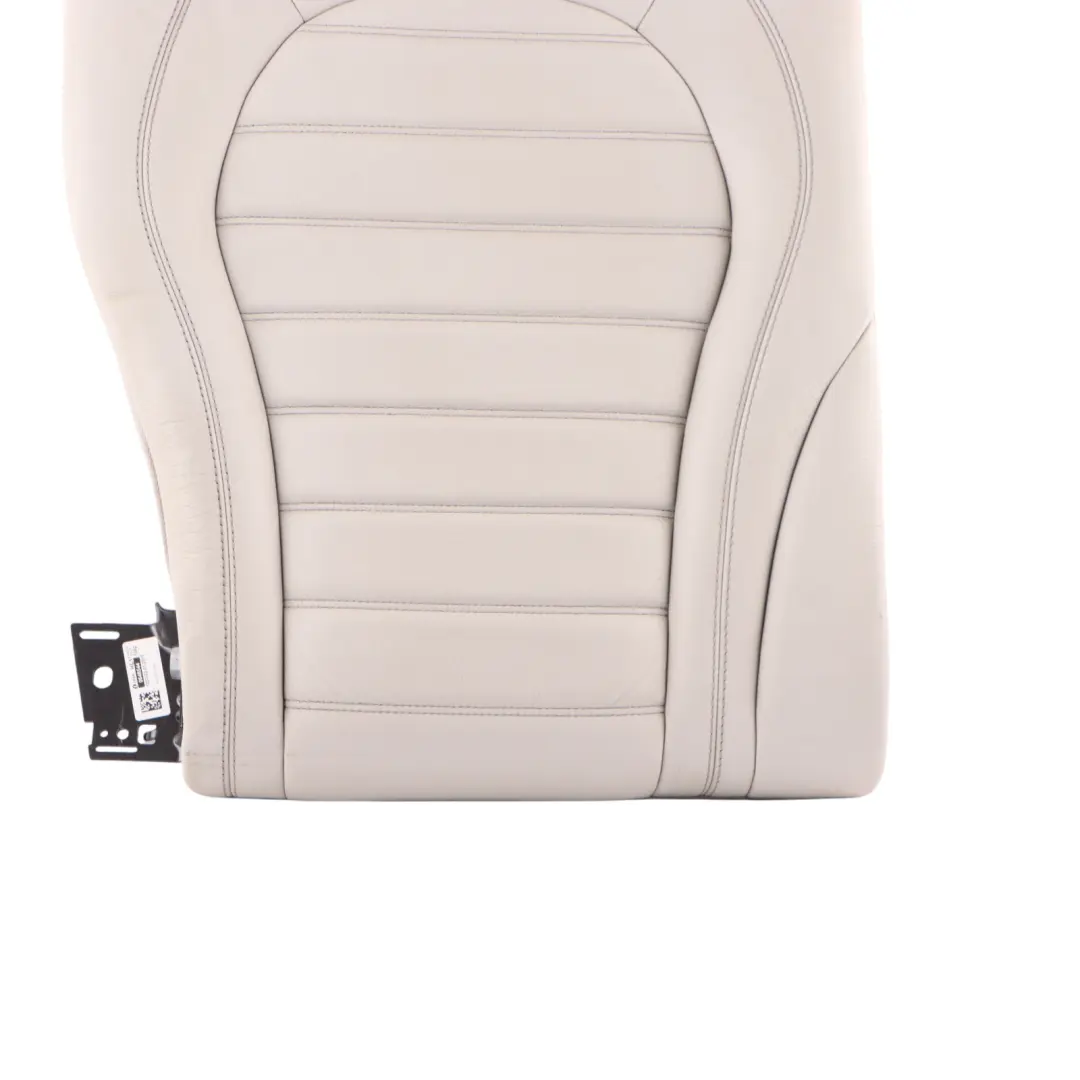 Mercedes W205 Rear Seat Backrest Right O/S Back Cover Trim Panel Beige Leather - SKU A2059203660-2 - Part number A2059203660