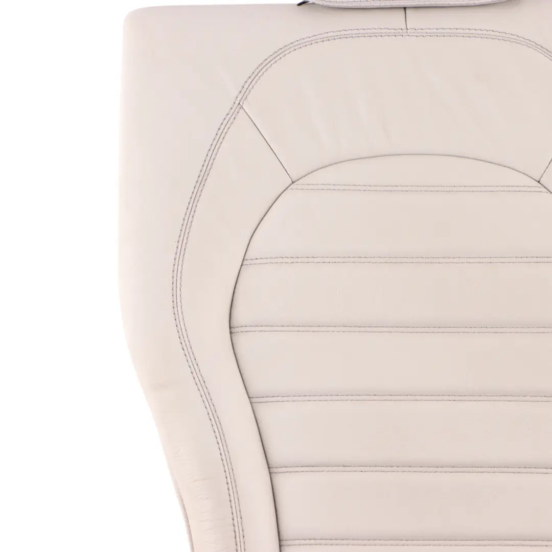 Backrest Right O/S Back Cover Trim Panel Beige Leather to Mercedes W205 Rear Seat with Part number A2059203660 Mercedes W205 Rear Seat Backrest Right O/S Back Cover Trim Panel Beige Leather - SKU A2059203660-2 - Part number A2059203660