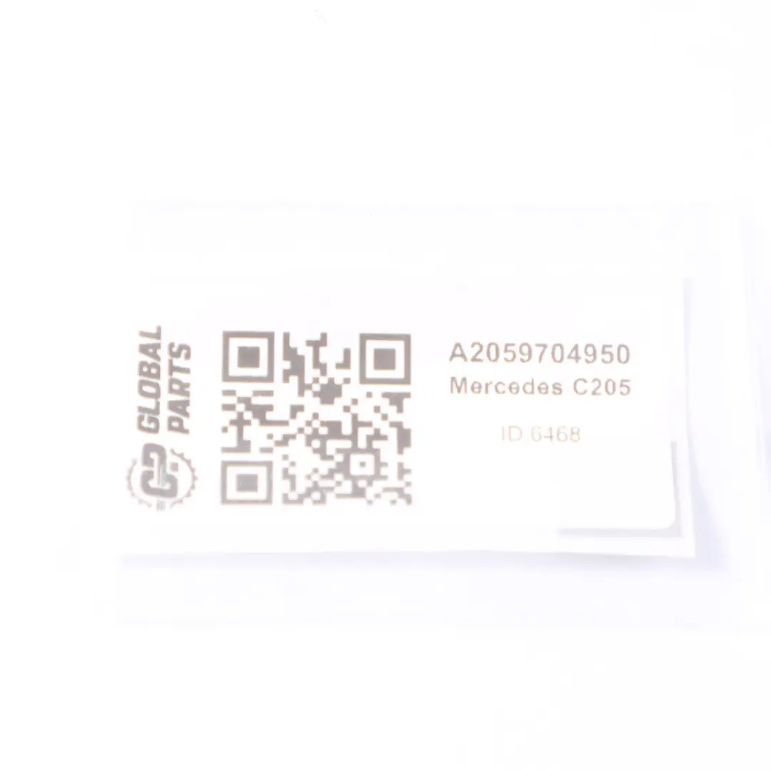  Reposacabezas delantero Mercedes C205 C238 Asiento Izquierda Derecha Cuero Gris - SKU A2059704950 - Número de pieza A2059704950