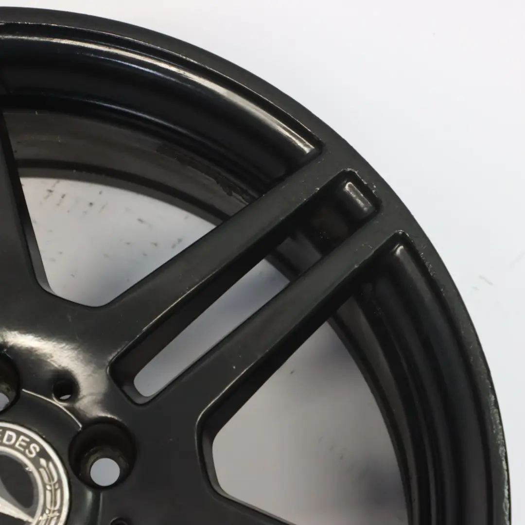 Mercedes C207 A207 AMG Jante avant en alliage noir 18" 8J ET:45 - SKU A2074011302-5 - Numéro de pièce A2074011302