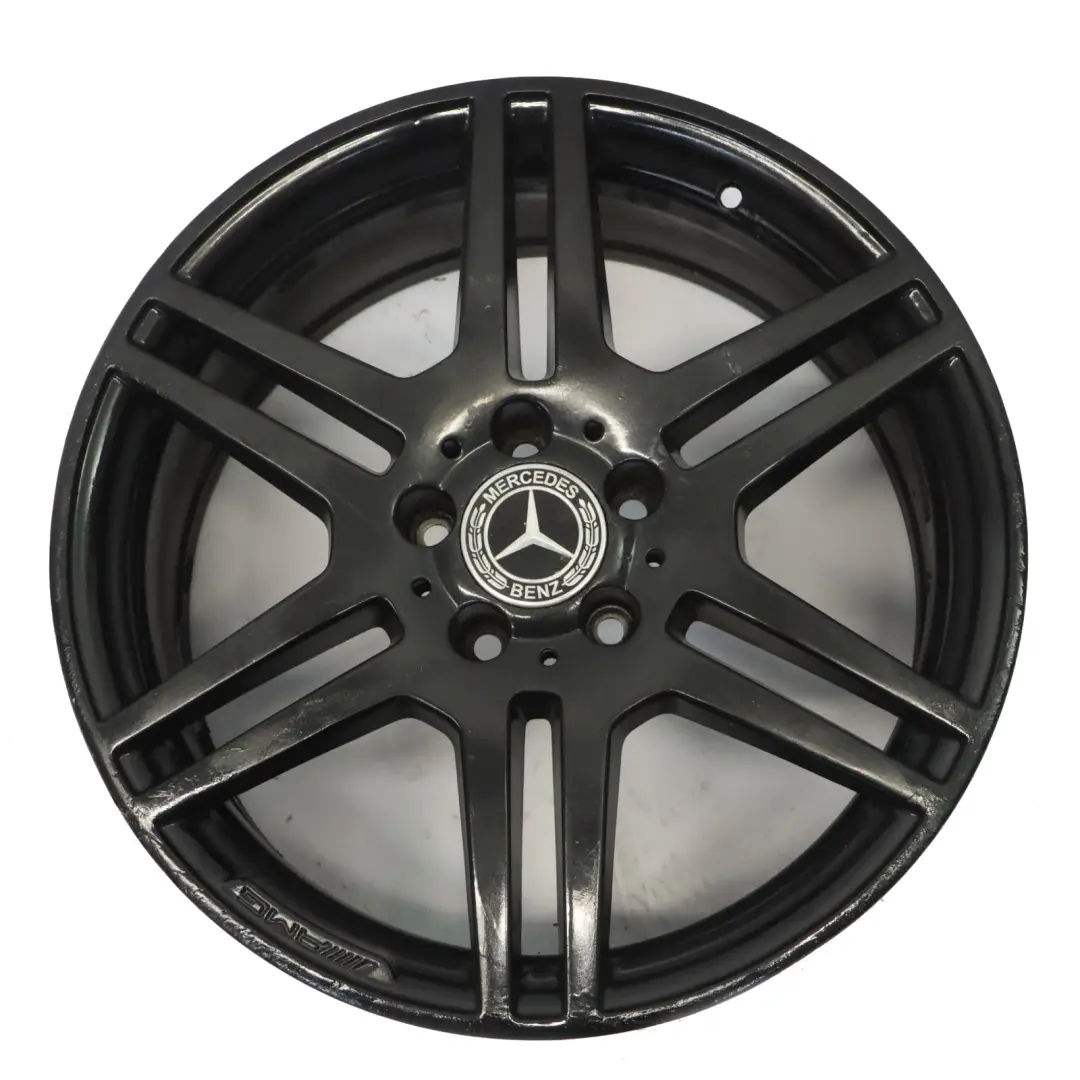 Front Black Alloy Wheel Rim 18" 8J ET:45 to Mercedes C207 A207 AMG with Part number A2074011302 Mercedes C207 A207 AMG Front Black Alloy Wheel Rim 18" 8J ET:45 - SKU A2074011302-6 - Part number A2074011302