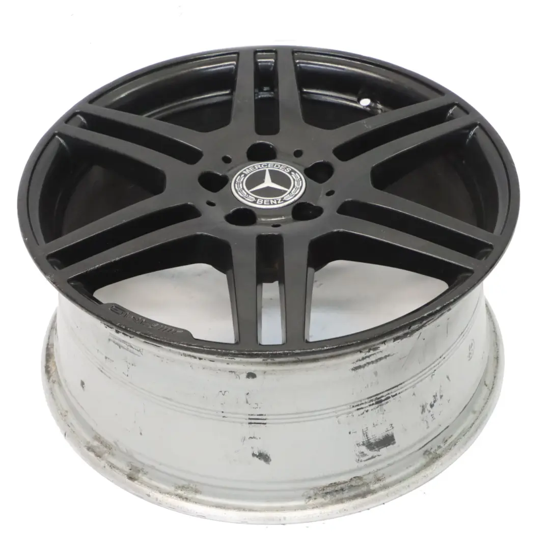 Front Black Alloy Wheel Rim 18" 8J ET:45 to Mercedes C207 A207 AMG with Part number A2074011302 Mercedes C207 A207 AMG Front Black Alloy Wheel Rim 18" 8J ET:45 - SKU A2074011302-6 - Part number A2074011302