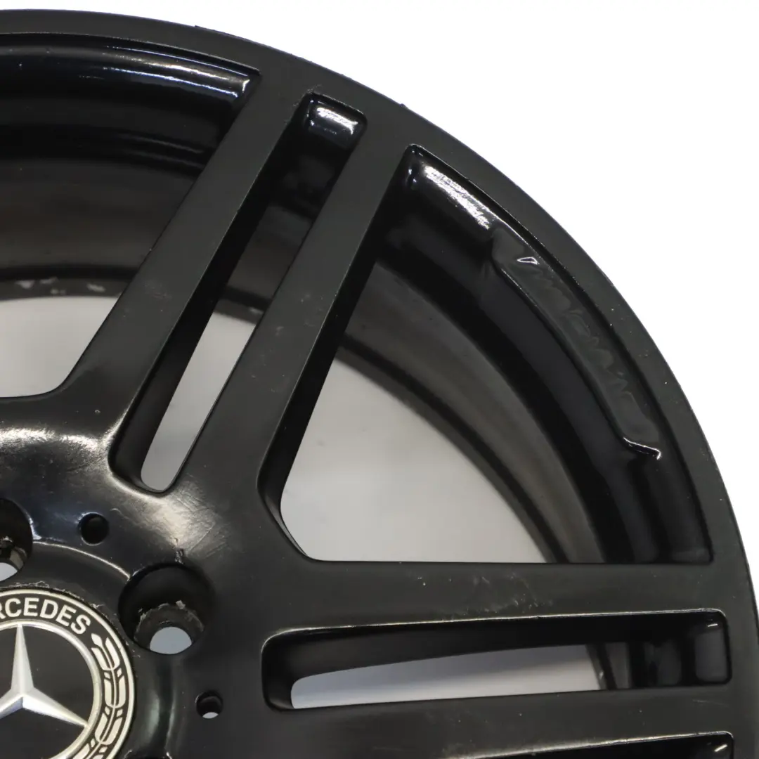 Mercedes C207 A207 AMG Cerchio Lega Posteriore NERO 18" 8.5J ET:49 - SKU A2074011402-5 - Numero di parte A2074011402