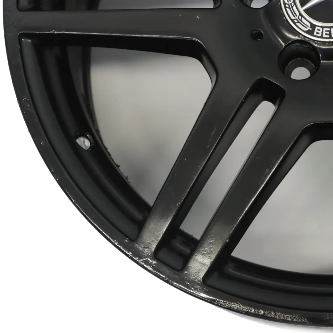 Mercedes C207 A207 AMG Cerchio Lega Posteriore NERO 18" 8.5J ET:49 - SKU A2074011402-5 - Numero di parte A2074011402