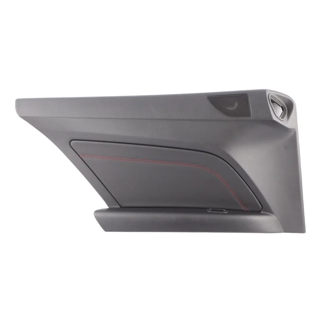 Mercedes C207 Rear Door Card Left N/S Trim Panel Covering Leather Black - SKU A2076902200 - Part number A2076902200