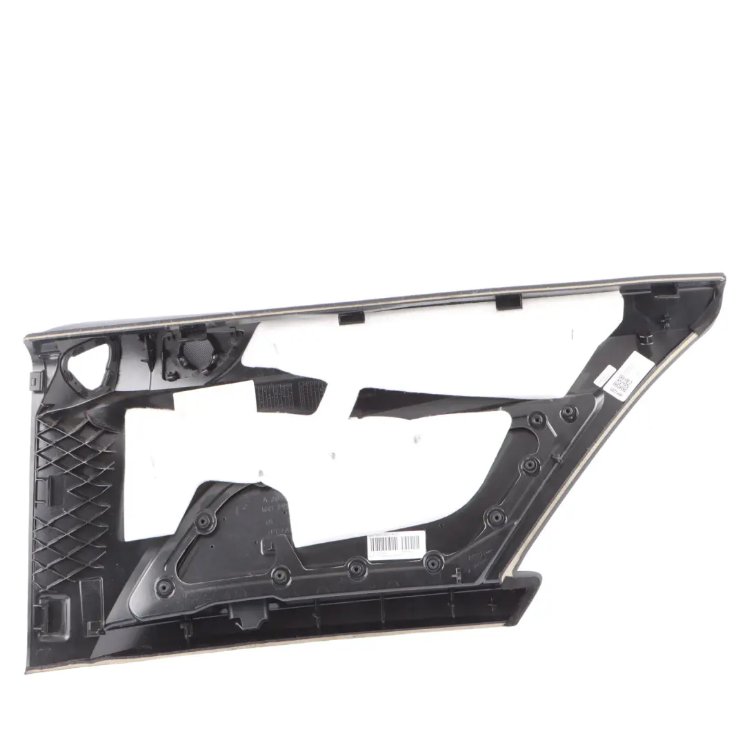 Mercedes C207 Rear Door Card Left N/S Trim Panel Covering Leather Black - SKU A2076902200 - Part number A2076902200
