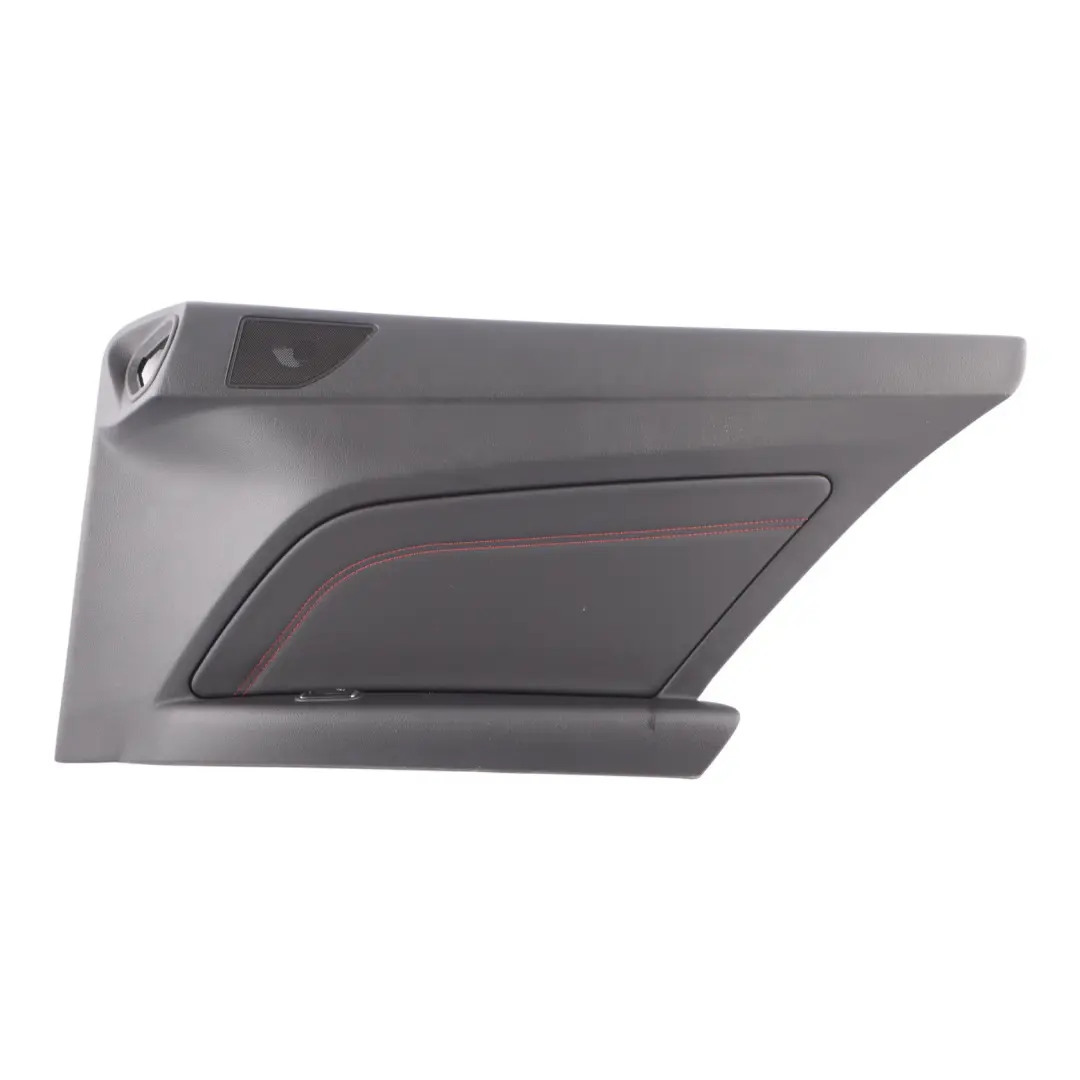 Mercedes C207 Rear Door Card Right O/S Trim Panel Covering Leather Black - SKU A2076902600 - Part number A2076902600