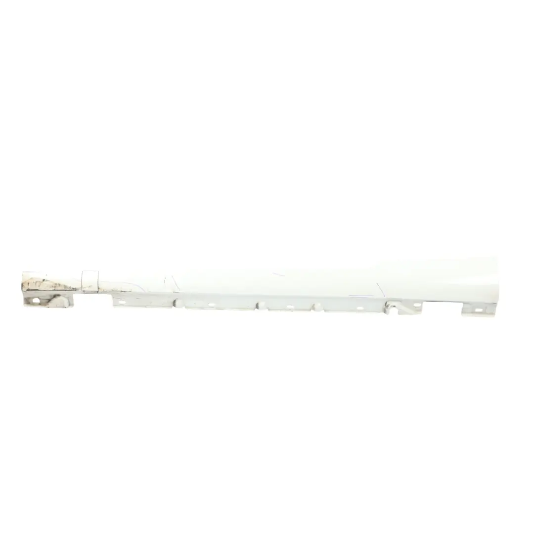 Mercedes W207 Side Skirt AMG Door Sill Cover Left N/S Calcite White - 650 - SKU A2076981354-CW - Part number A2076981354