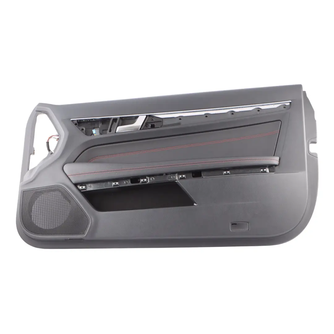 Mercedes C207 Door Card Front Right O/S Black Leather Trim Panel - SKU A2077203800 - Part number A2077203800