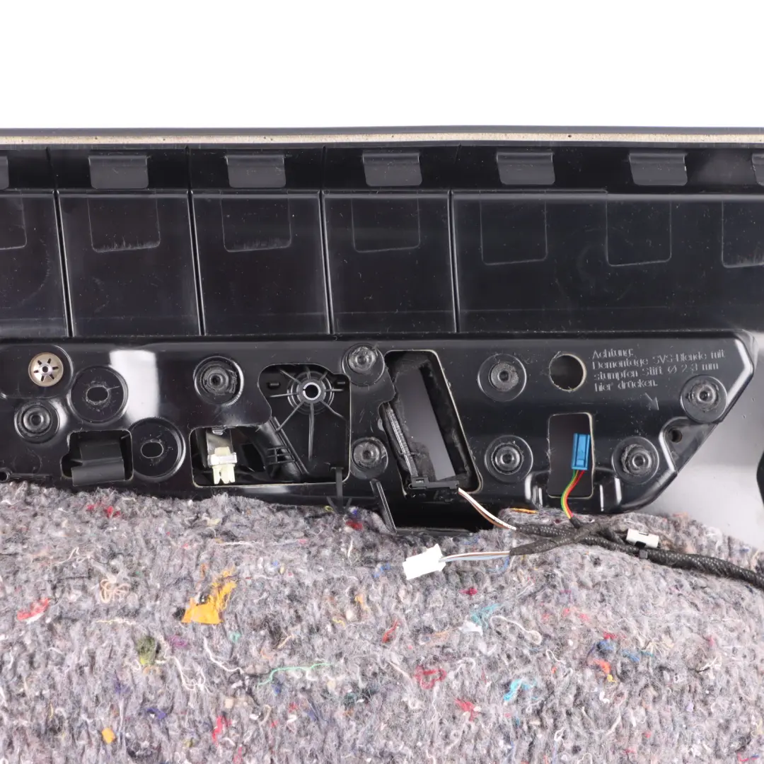 Mercedes C207 Door Card Front Right O/S Black Leather Trim Panel - SKU A2077203800 - Part number A2077203800