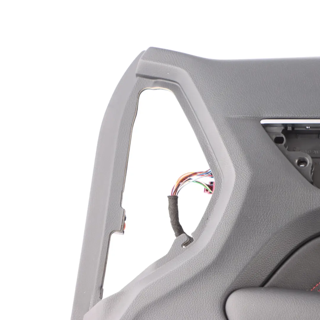 Mercedes C207 Door Card Front Right O/S Black Leather Trim Panel - SKU A2077203800 - Part number A2077203800