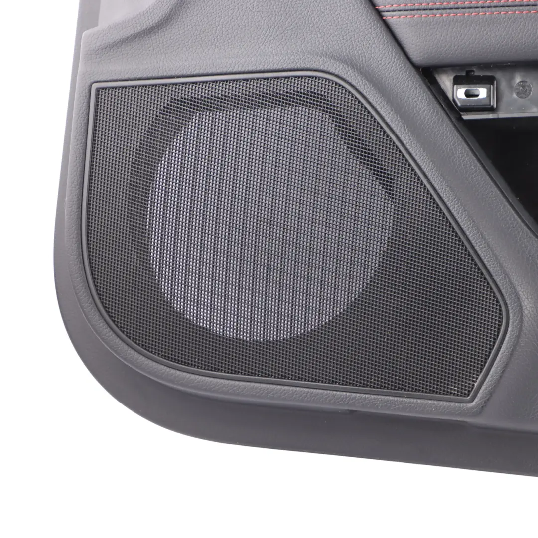 Mercedes C207 Door Card Front Right O/S Black Leather Trim Panel - SKU A2077203800 - Part number A2077203800