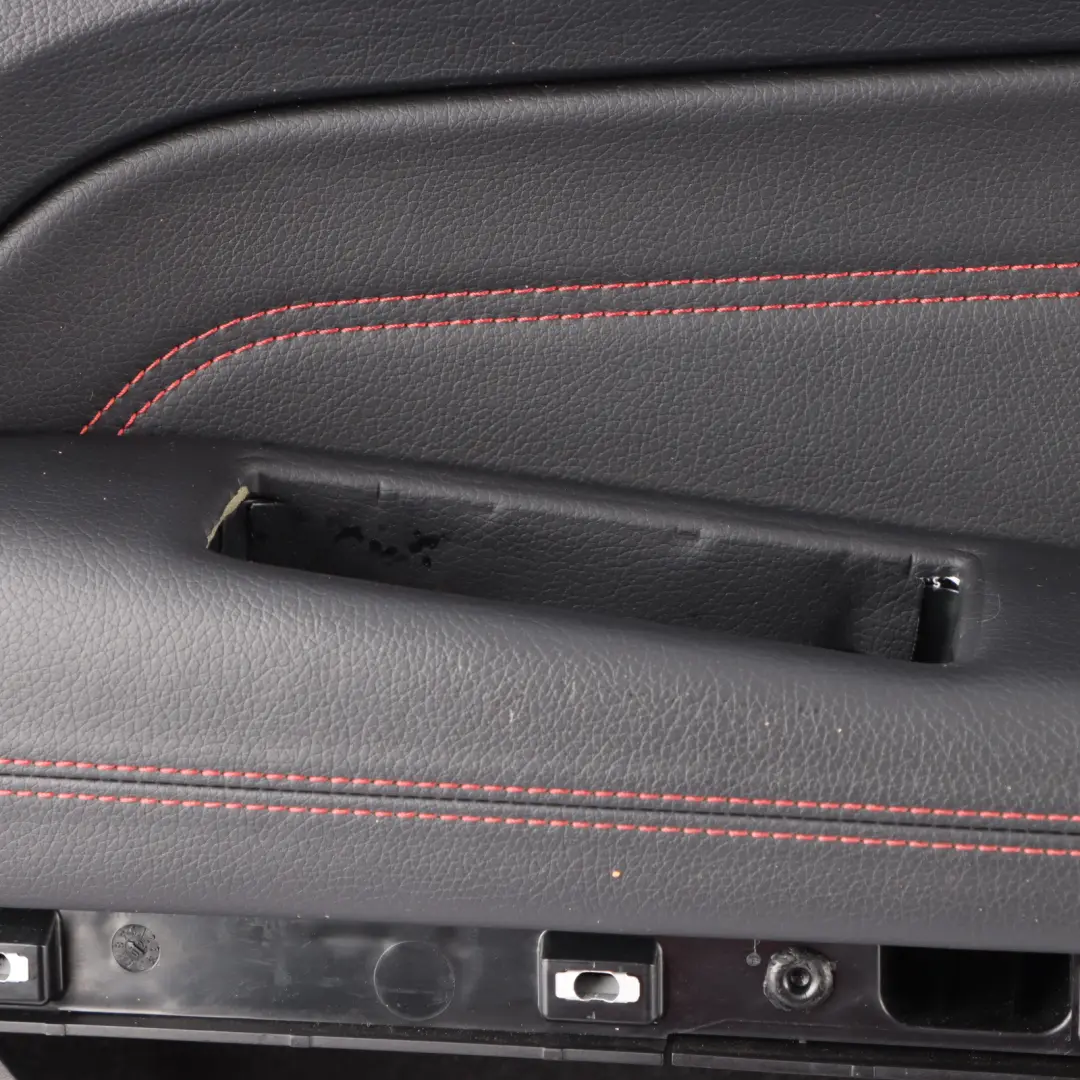 Mercedes C207 Door Card Front Right O/S Black Leather Trim Panel - SKU A2077203800 - Part number A2077203800