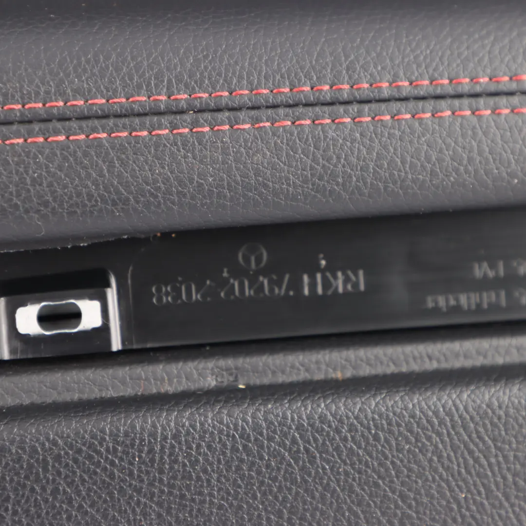 Door Card Front Right O/S Black Leather Trim Panel to Mercedes C207 with Part number A2077203800 Mercedes C207 Door Card Front Right O/S Black Leather Trim Panel - SKU A2077203800 - Part number A2077203800