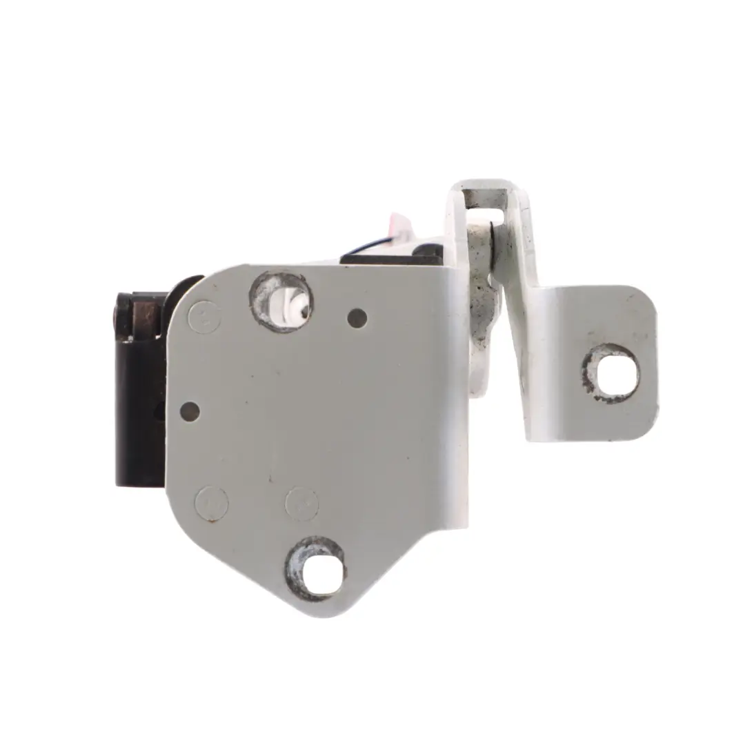 Trunk Lid Hinge Convertible Right O/S Diamond Metallic - 799 White to Mercedes A207 with Part number A2077501028 Mercedes A207 Trunk Lid Hinge Convertible Right O/S Diamond Metallic - 799 White - SKU A2077501028-DWM - Part number A2077501028