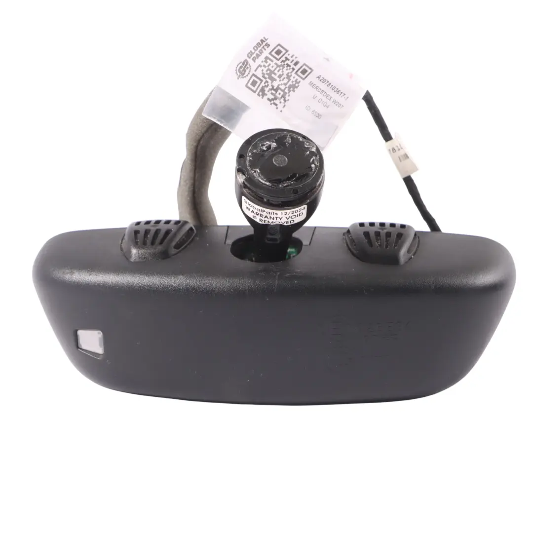 Mercedes W207 A207 Rear View Mirror Interior Light Black - SKU A2078103617-1 - Part number A2078103617