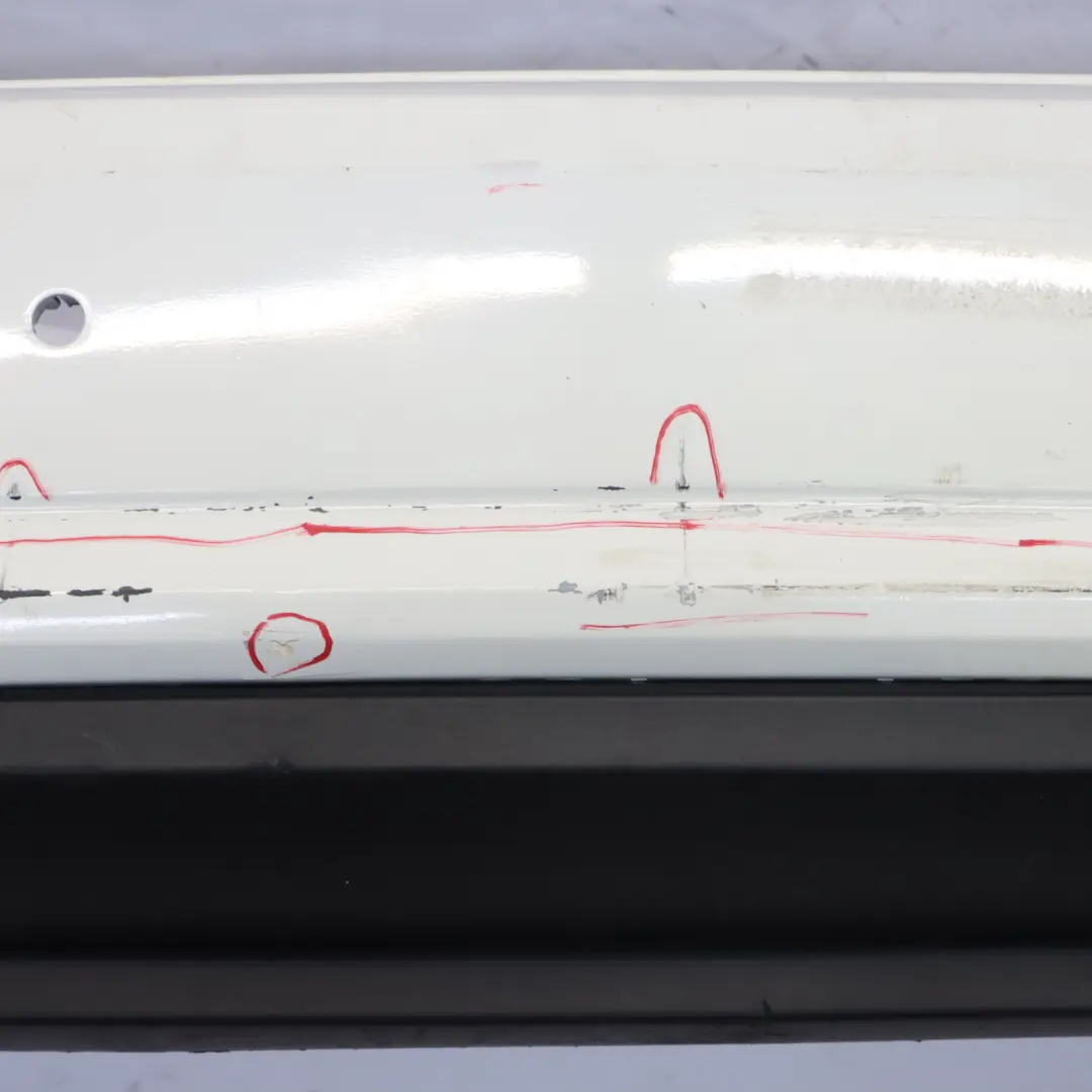 W207 Rear Bumper Trim Panel Covering Sport Diamond White - 799 to Mercedes with Part number A2078803647 Mercedes W207 Rear Bumper Trim Panel Covering Sport Diamond White - 799 - SKU A2078803647-DWM2 - Part number A2078803647