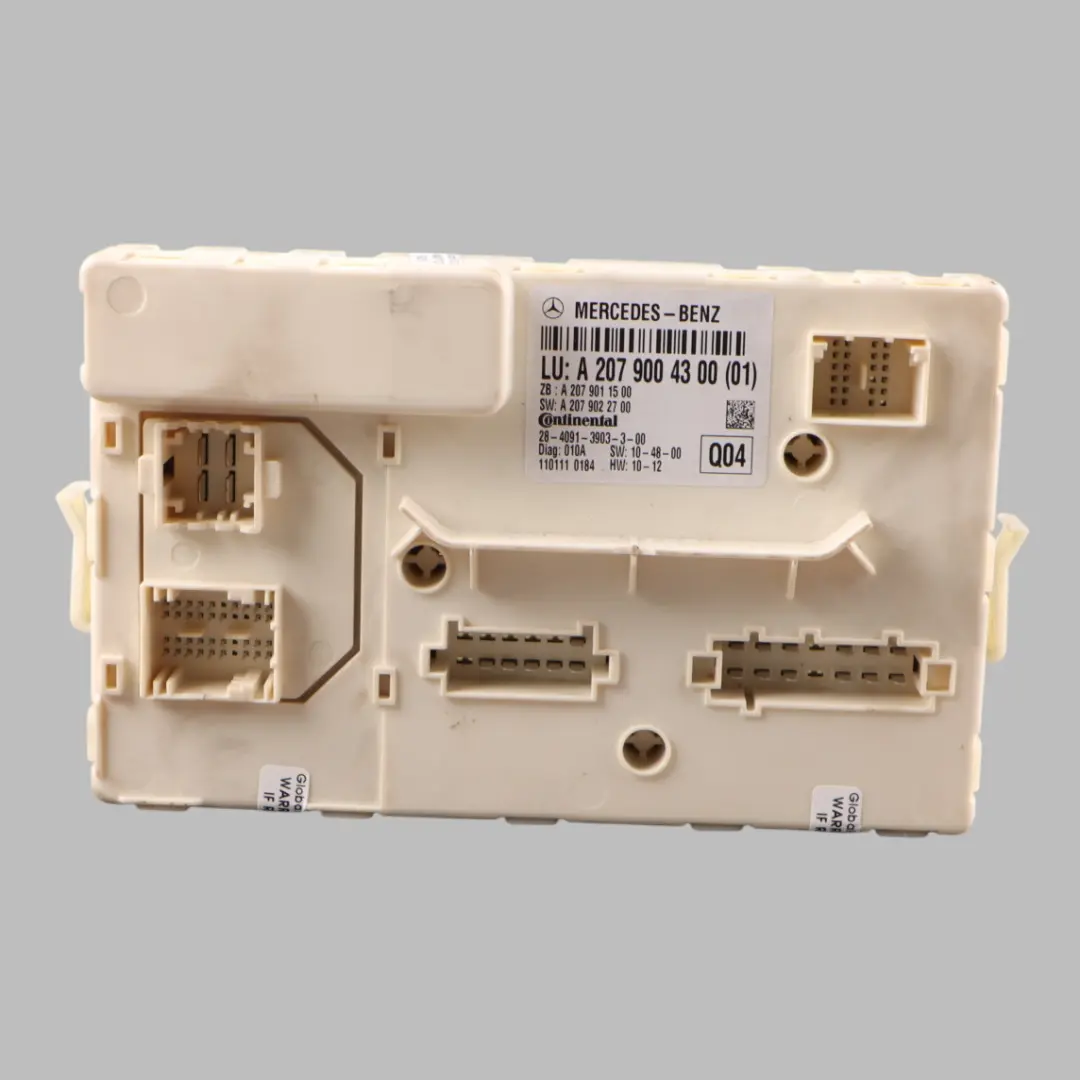 Mercedes A207 Convertible Roof Control Module Unit ECU Soft Top - SKU A2079004300 - Part number A2079004300