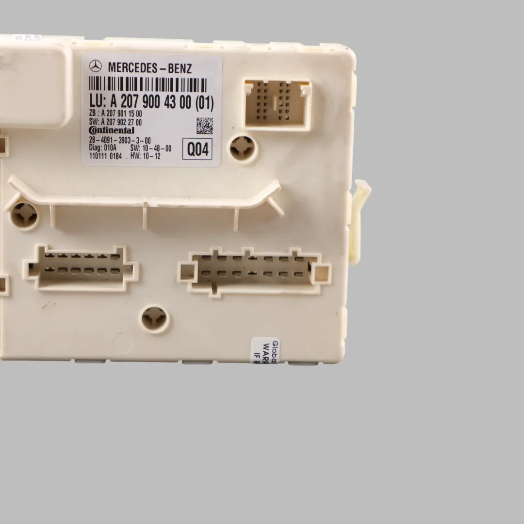 Roof Control Module Unit ECU Soft Top to Mercedes A207 Convertible with Part number A2079004300 Mercedes A207 Convertible Roof Control Module Unit ECU Soft Top - SKU A2079004300 - Part number A2079004300