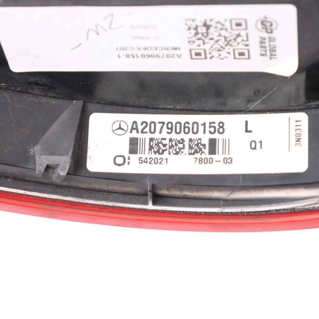 Feu Arrière Mercedes W207 A207 C207 Feu Arrière Gauche pour à propos du numéro de pièce A2079060158 Feu Arrière Mercedes W207 A207 C207 Feu Arrière Gauche - SKU A2079060158-1 - Numéro de pièce A2079060158