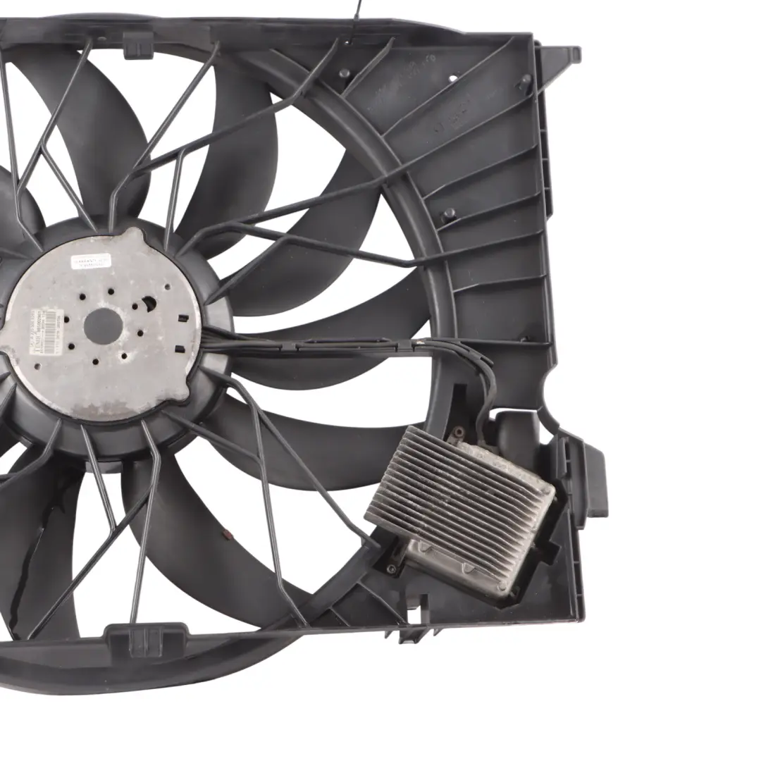 Mercedes W211 Engine Cooling Radiator Fan Shroud Motor OM648 Diesel - SKU A2115002293 - Part number A2115002293