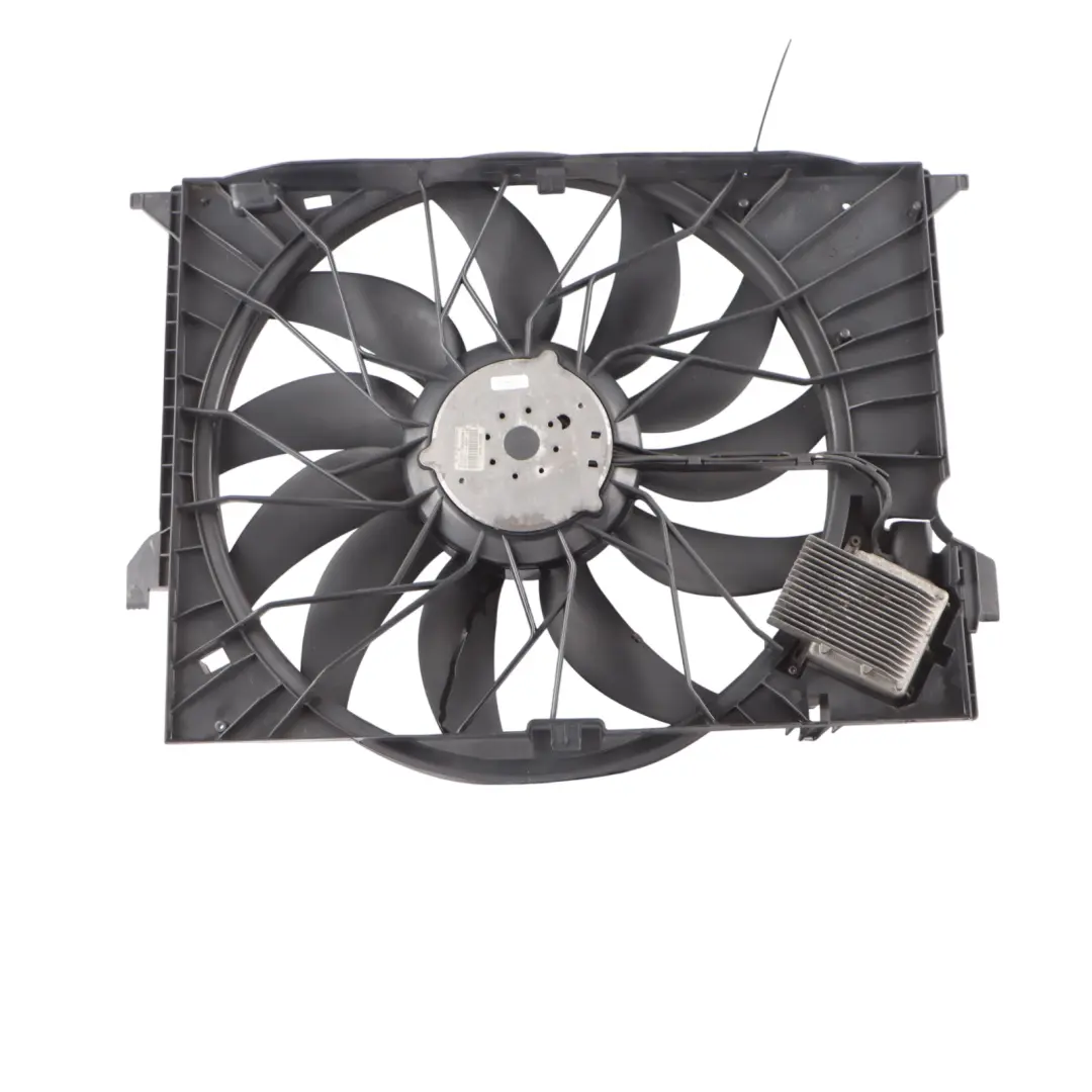 Mercedes W211 Engine Cooling Radiator Fan Shroud Motor OM648 Diesel - SKU A2115002293 - Part number A2115002293