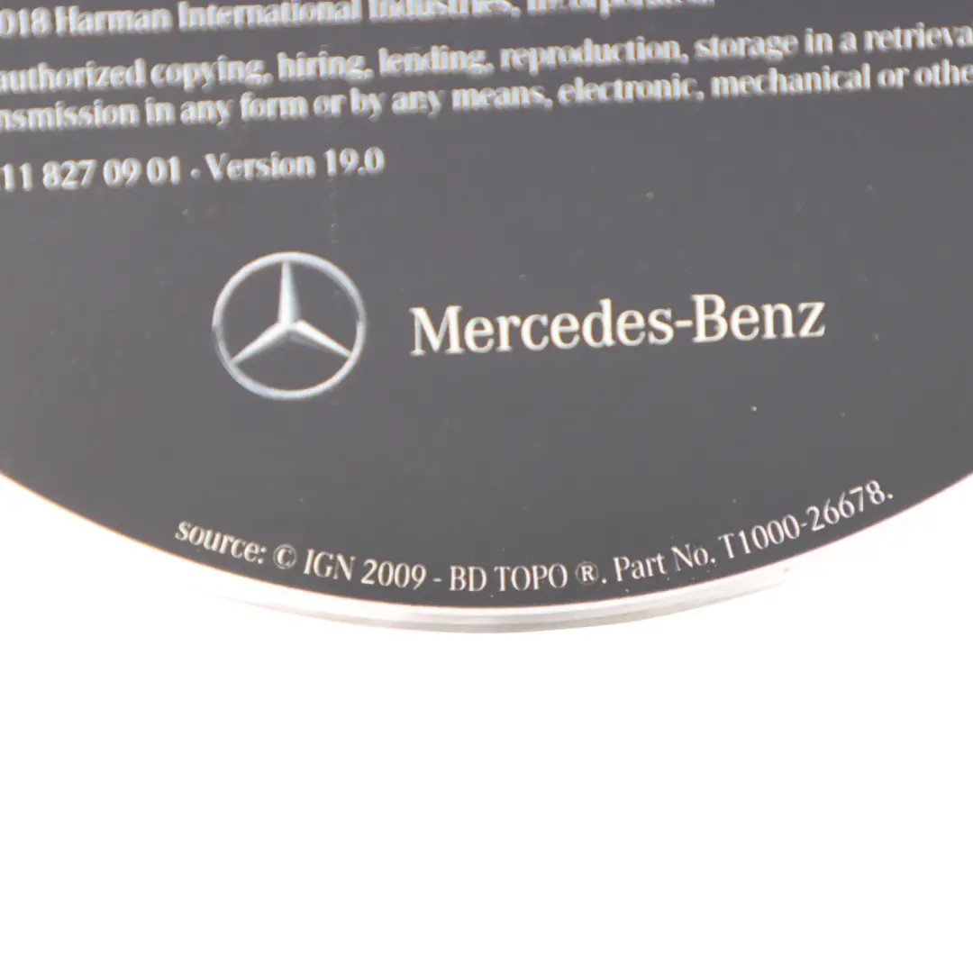 Mercedes C219 Comand Navigation APS 2018/2019 Europe Update Disc - SKU A2118270901 - Part number A2118270901