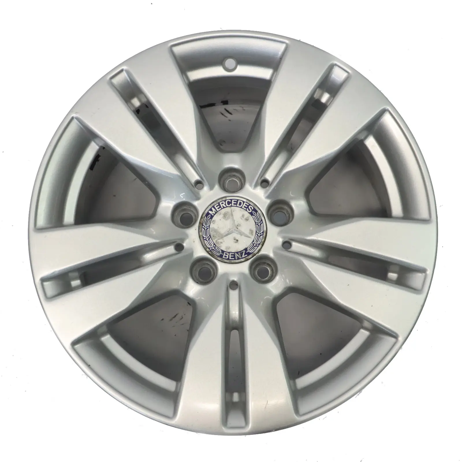 Mercedes W212 Cerchio In Lega Argento A 5 Doppie Razze 16" ET:46 8j A2124010202