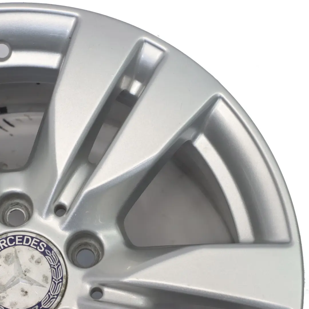Mercedes W212 Jante Alliage Argent 5-Doubles Branches 16" ET:46 8J - SKU A2124010202-2 - Numéro de pièce A2124010202