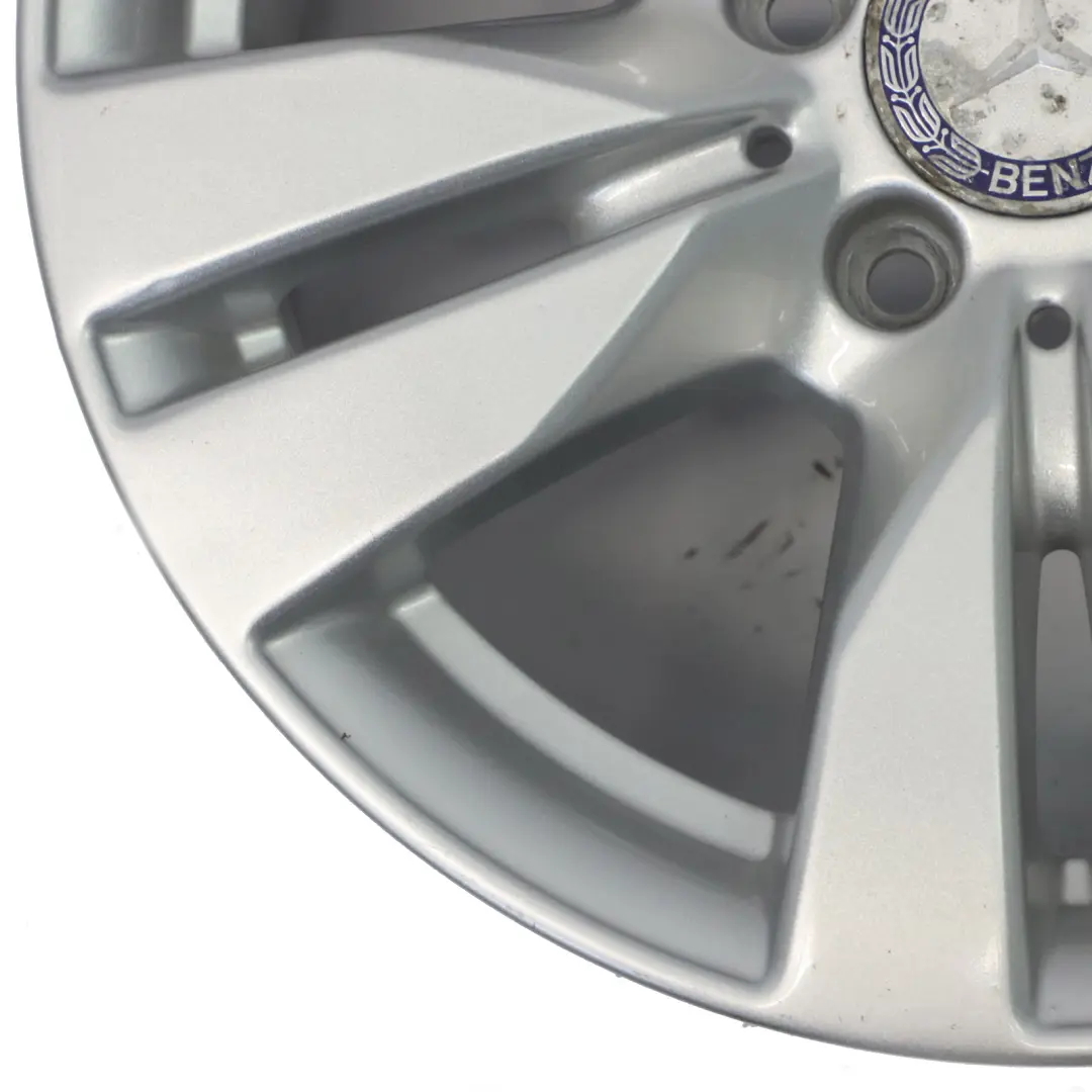 Mercedes W212 Jante Alliage Argent 5-Doubles Branches 16" ET:46 8J - SKU A2124010202-2 - Numéro de pièce A2124010202