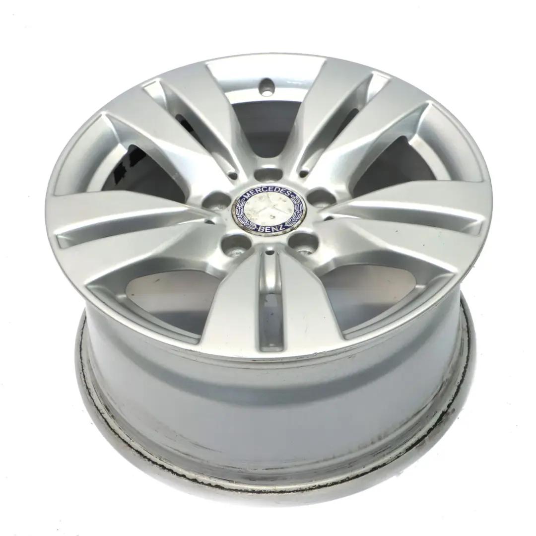 Srebrna Felga Aluminiowa 16" ET:46 8J do Mercedes W212 o numerze A2124010202 Mercedes W212 Srebrna Felga Aluminiowa 16" ET:46 8J - SKU A2124010202-2 - Numer Części A2124010202
