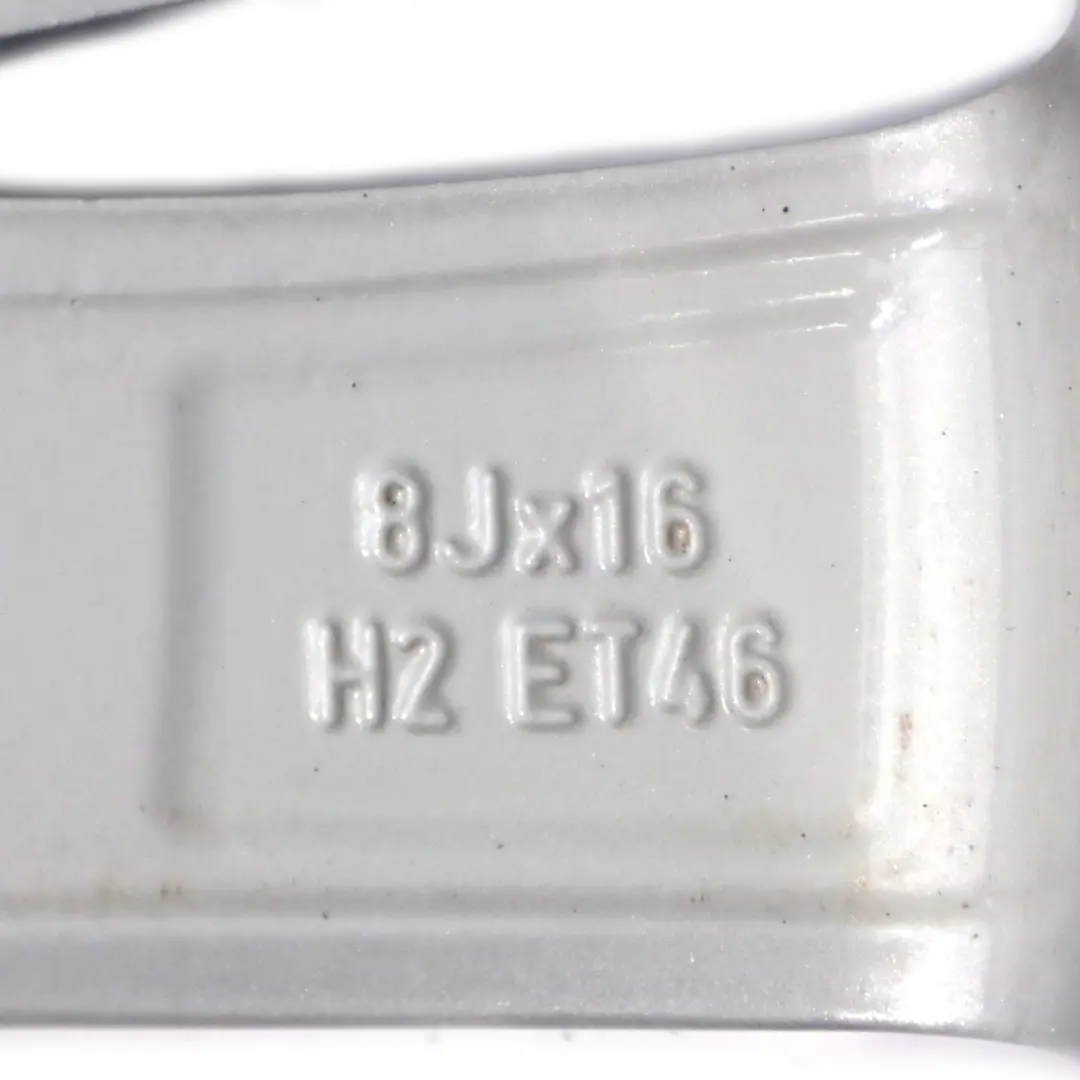 Alloy Wheel Rim 5-Double Spoke 16" ET:46 8J to Mercedes W212 Silver with Part number A2124010202 Mercedes W212 Silver Alloy Wheel Rim 5-Double Spoke 16" ET:46 8J - SKU A2124010202-3 - Part number A2124010202