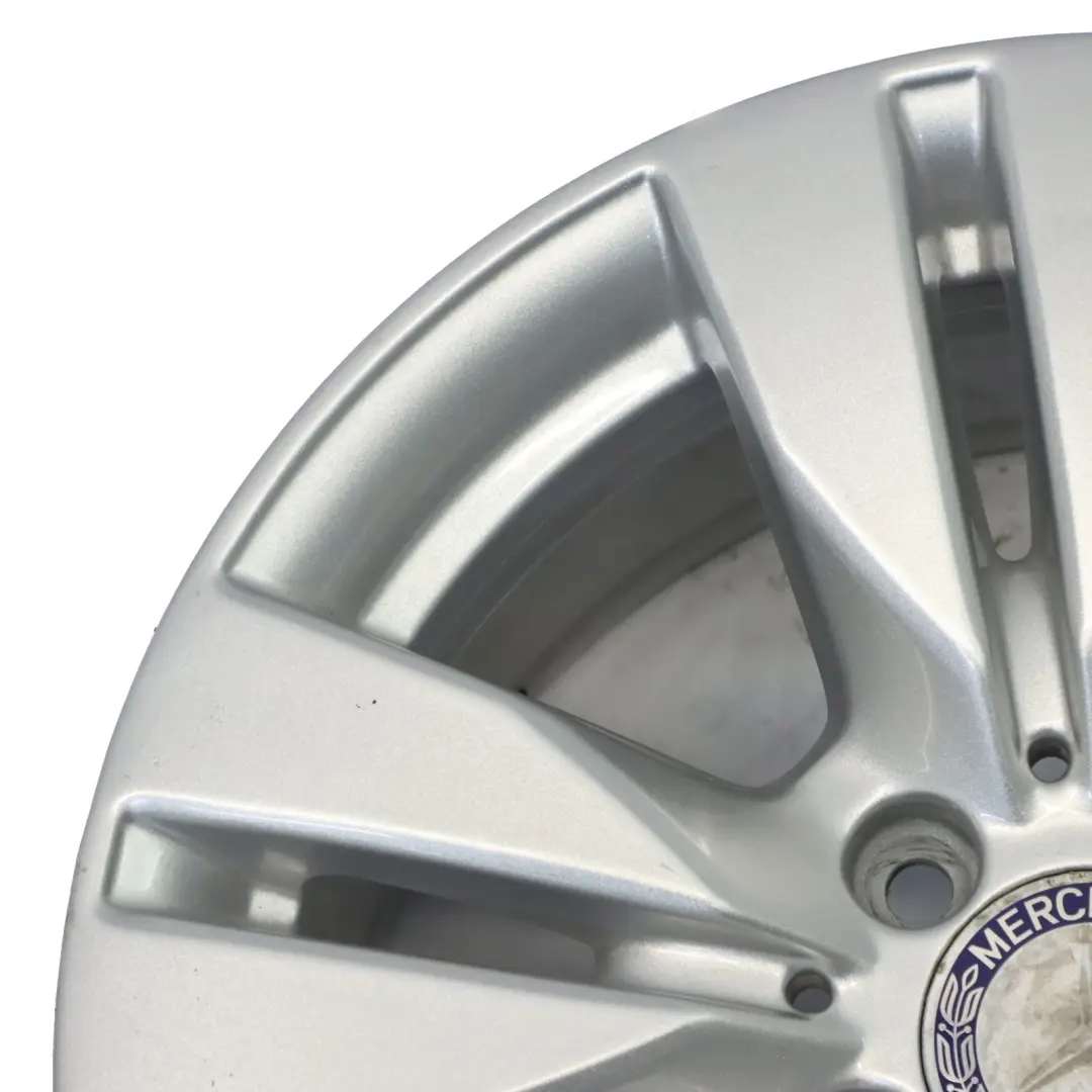 Alloy Wheel Rim 5-Double Spoke 16" ET:46 8J to Mercedes W212 Silver with Part number A2124010202 Mercedes W212 Silver Alloy Wheel Rim 5-Double Spoke 16" ET:46 8J - SKU A2124010202-3 - Part number A2124010202