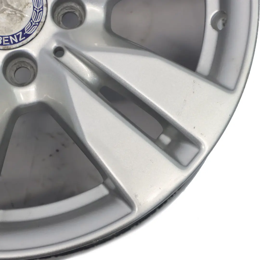 Alloy Wheel Rim 5-Double Spoke 16" ET:46 8J to Mercedes W212 Silver with Part number A2124010202 Mercedes W212 Silver Alloy Wheel Rim 5-Double Spoke 16" ET:46 8J - SKU A2124010202-3 - Part number A2124010202