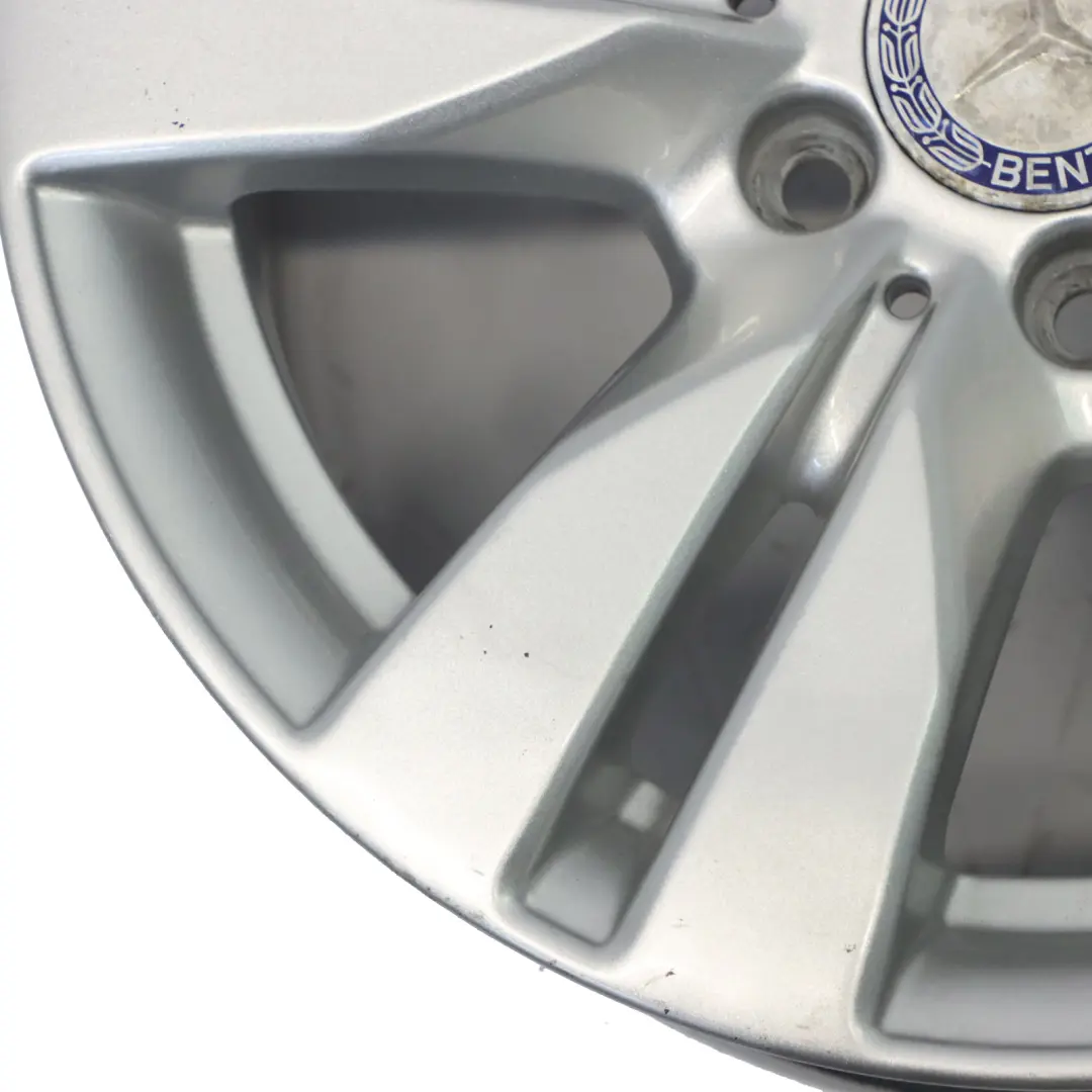 Alloy Wheel Rim 5-Double Spoke 16" ET:46 8J to Mercedes W212 Silver with Part number A2124010202 Mercedes W212 Silver Alloy Wheel Rim 5-Double Spoke 16" ET:46 8J - SKU A2124010202-3 - Part number A2124010202