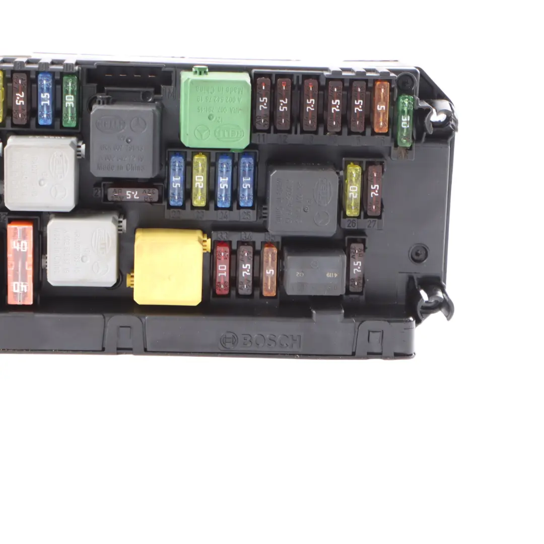 Fuse Box Relay Control Unit SAM Module to Mercedes SLK R172 with Part number A2129009425 Mercedes SLK R172 Fuse Box Relay Control Unit SAM Module - SKU A2129009425 - Part number A2129009425