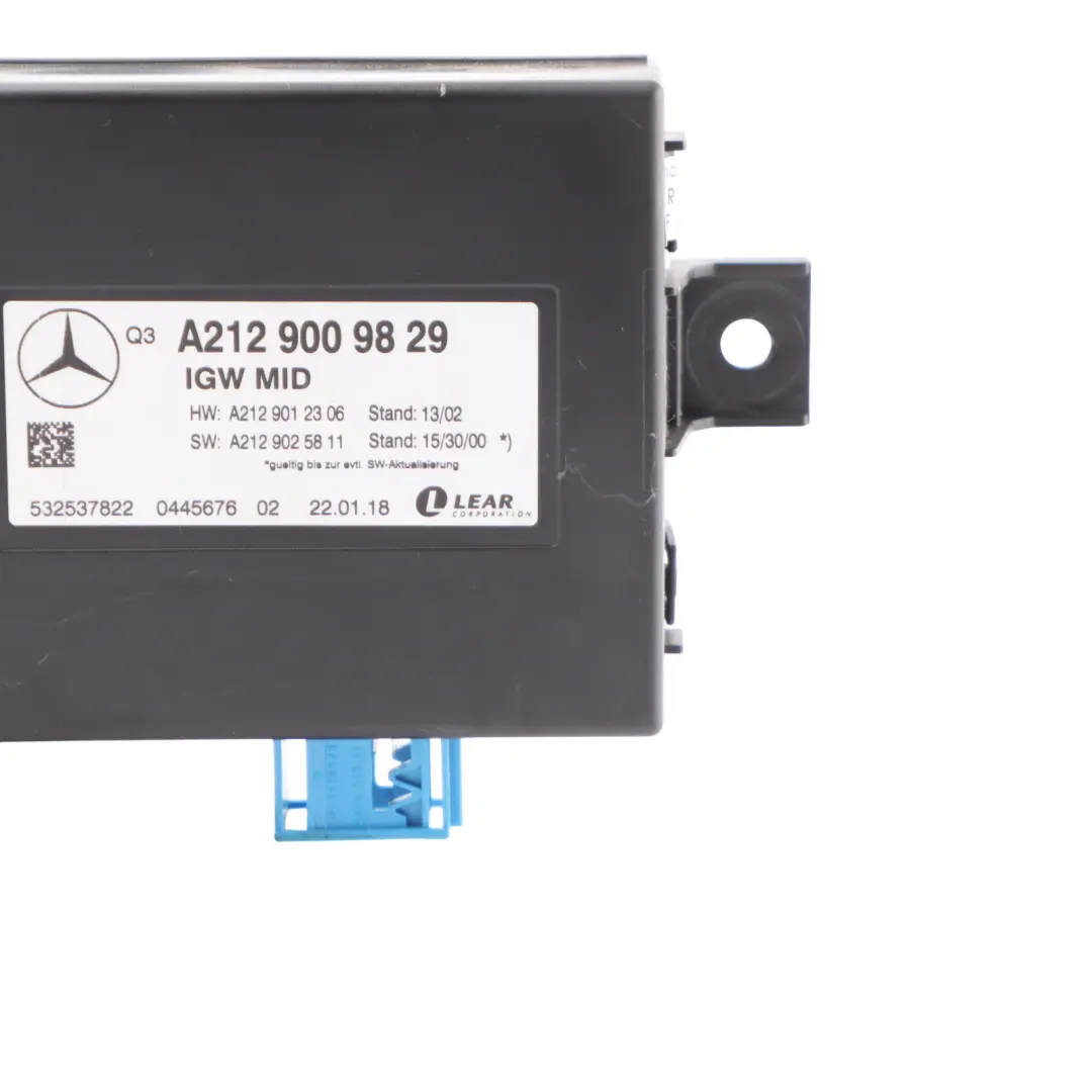 Mercedes W166 IGW MID Gateway Control Module Unit ECU - SKU A2129009829 - Part number A2129009829