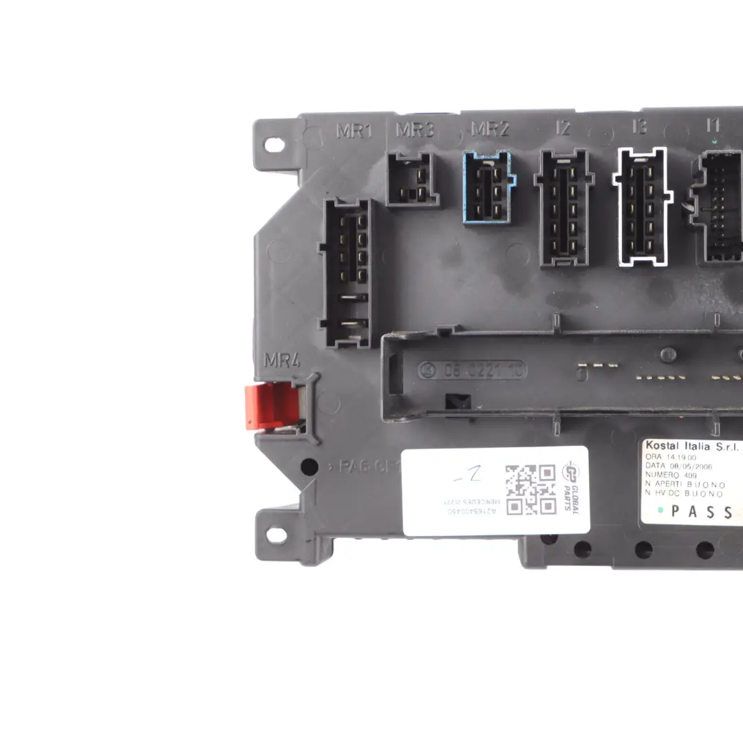 Fuse BoX Mercedes C216 W221 Front Relay Fuse Box Sam Control Module to with Part number A2215450001 Fuse BoX Mercedes C216 W221 Front Relay Fuse Box Sam Control Module - SKU A2165400450 - Part number A2215450001