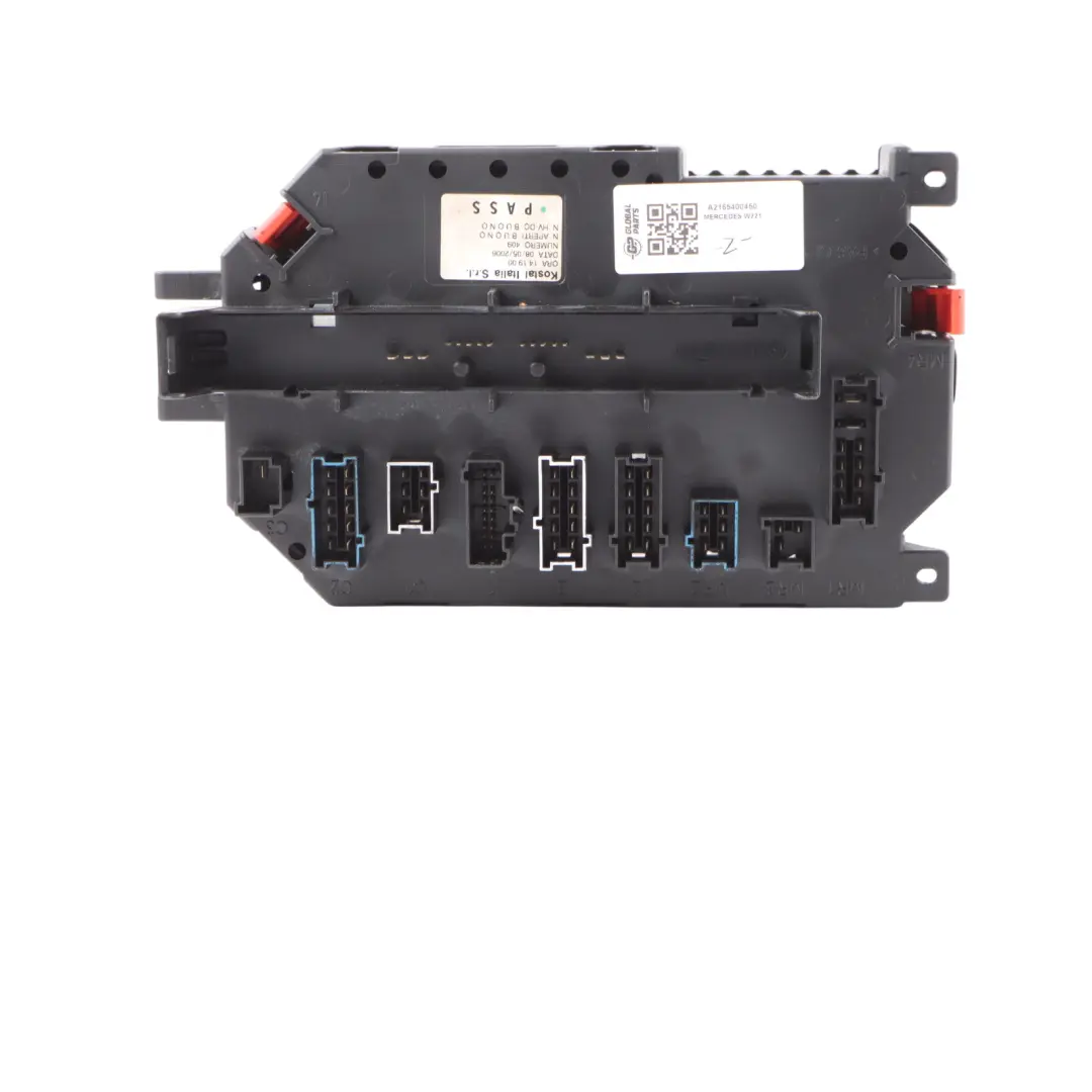 Fuse BoX Mercedes C216 W221 Front Relay Fuse Box Sam Control Module to with Part number A2215450001 Fuse BoX Mercedes C216 W221 Front Relay Fuse Box Sam Control Module - SKU A2165400450 - Part number A2215450001