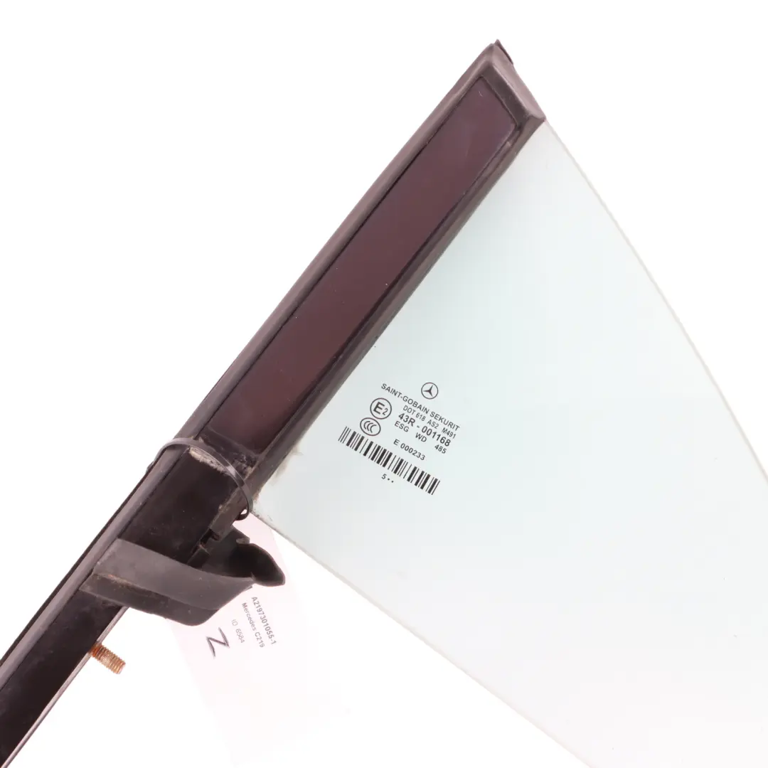 Window Glass Rear Door Right O/S Quarter AS2 to Mercedes C219 with Part number A2197301055 Mercedes C219 Window Glass Rear Door Right O/S Quarter AS2 - SKU A2197301055-1 - Part number A2197301055
