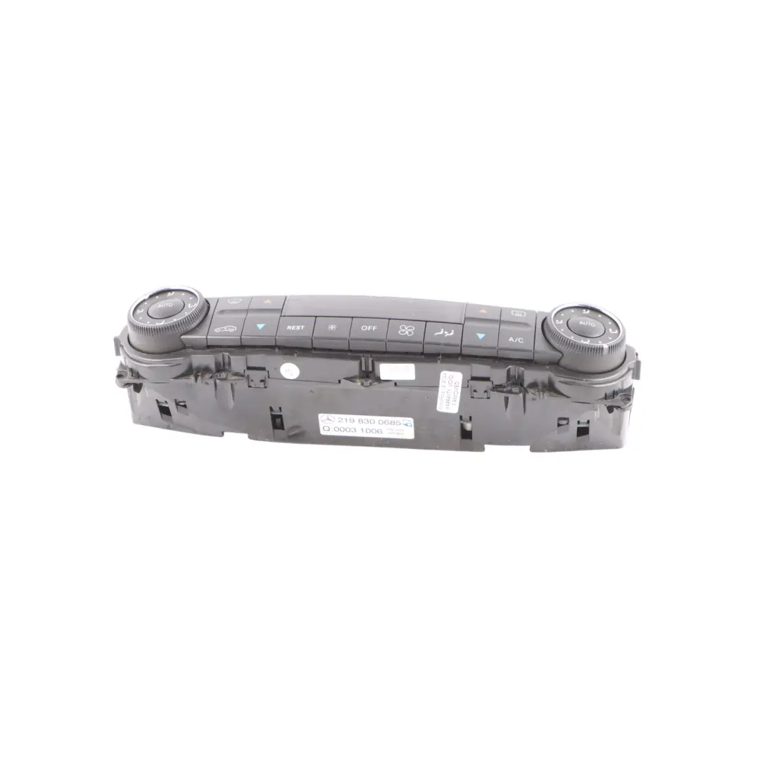 Mercedes CLS C219 Heater Climate A/C Control Unit Switch Panel - SKU A2198300685 - Part number A2198300685