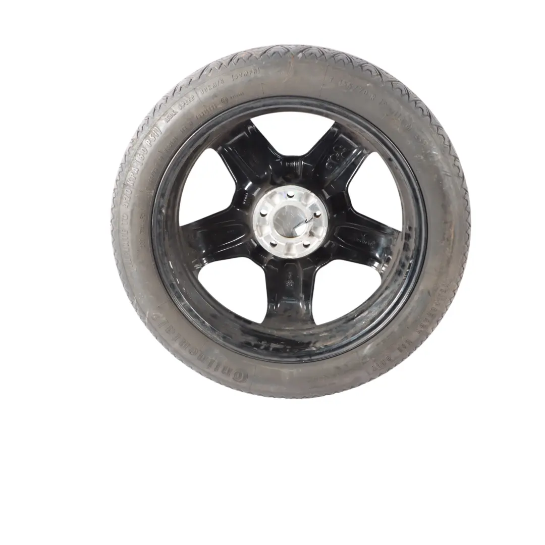 S65 W221 AMG Ruota Scorta R19 Pneumatico Continental 155/70 per Mercedes con numero di parte A2214013002 Mercedes S65 W221 AMG Ruota Scorta R19 Pneumatico Continental 155/70 - SKU A2214013002 - Numero di parte A2214013002