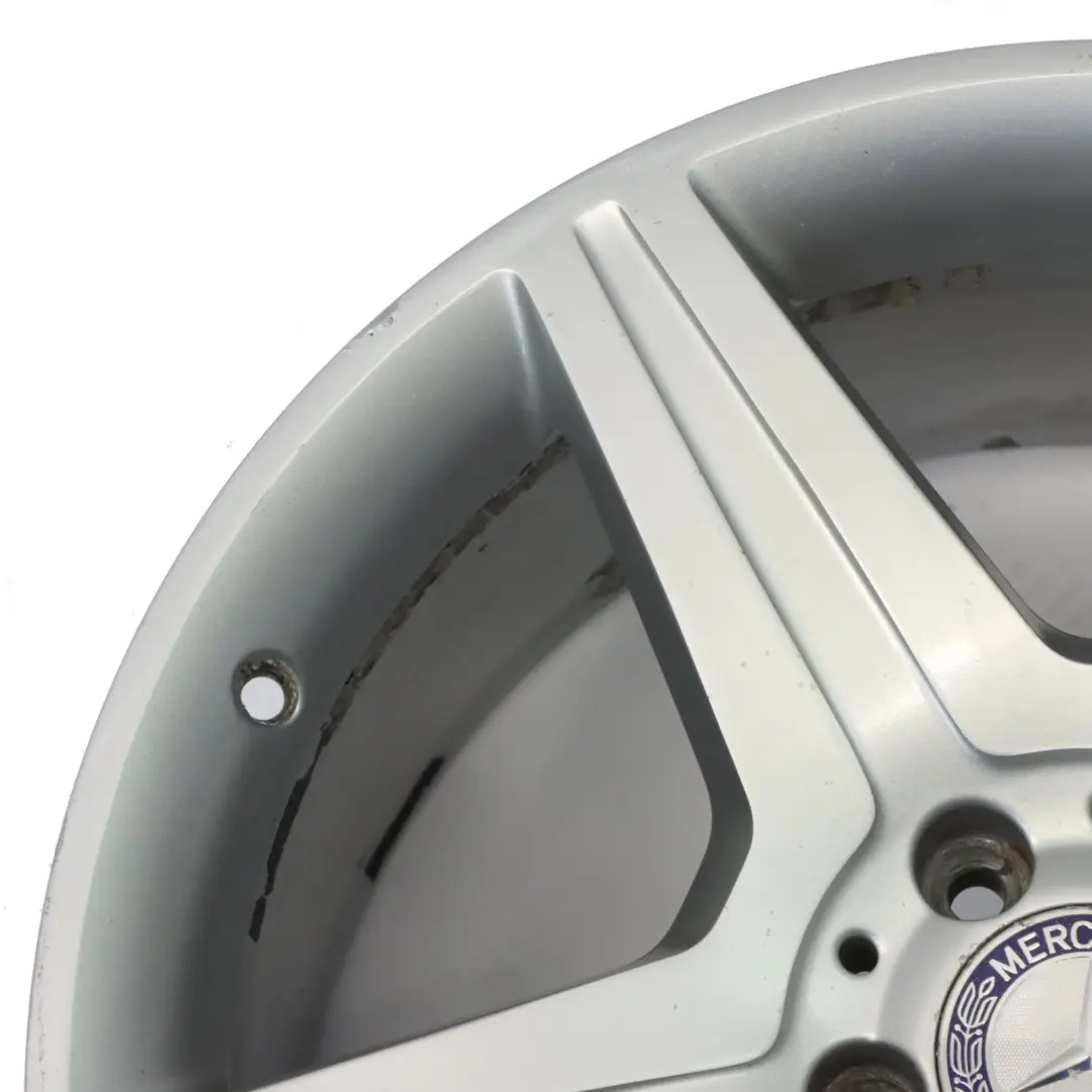 Alloy Wheel Rim 19" 9.5J ET:43 5-Spoke to Mercedes W221 AMG Rear Silver with Part number A2214016102 Mercedes W221 AMG Rear Silver Alloy Wheel Rim 19" 9.5J ET:43 5-Spoke - SKU A2214016102-1 - Part number A2214016102