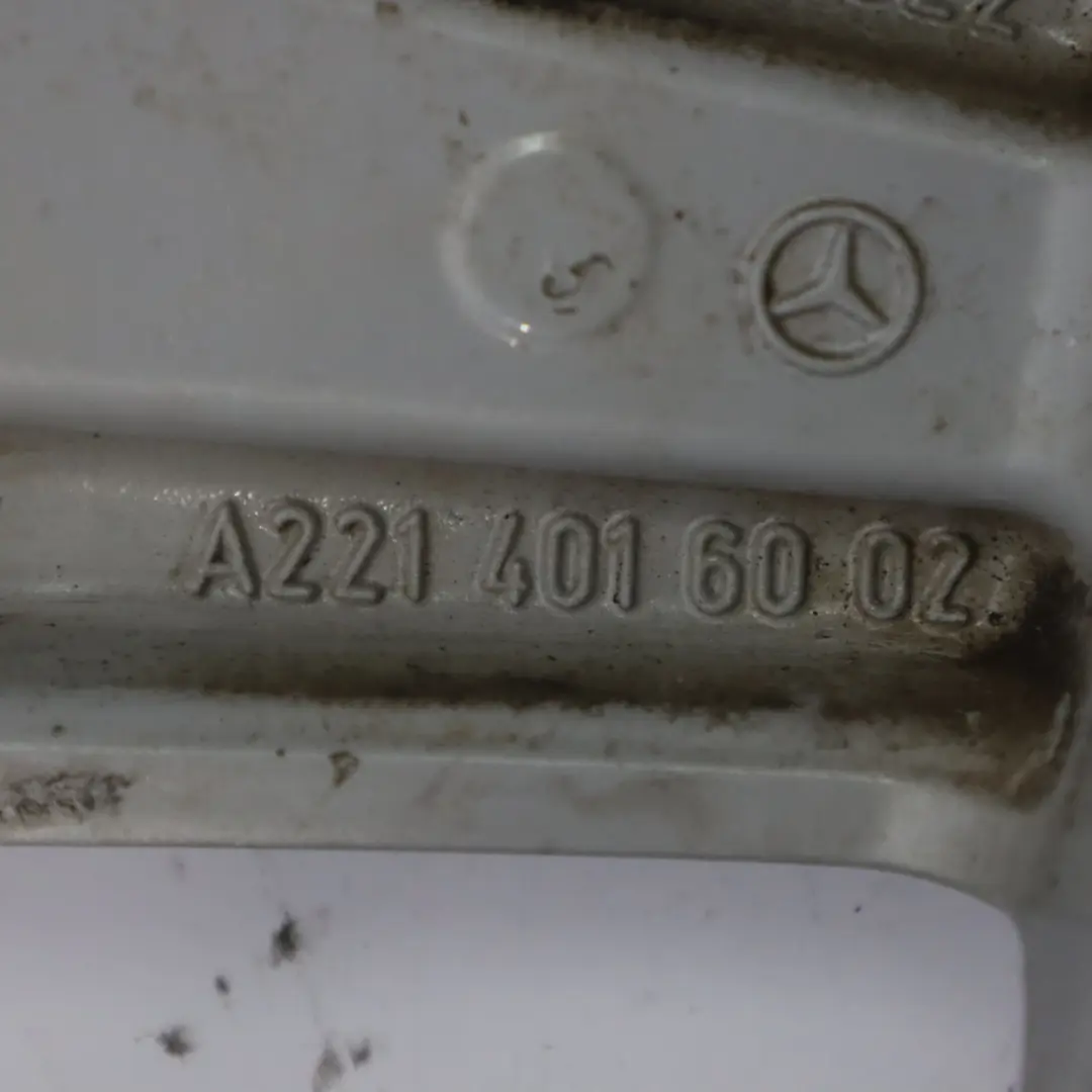 Mercedes W221 AMG Vorne Silber Leicht Metall Felge 19" 8.5J ET43 A2214016002 - SKU A2214016002-1 - Teilenummer A2214016102